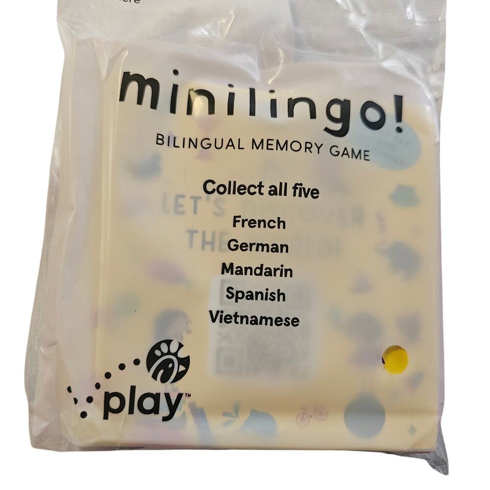 2025 Chick Fil A Minilingo Bilingual Memory Game Vietnamese New in Package